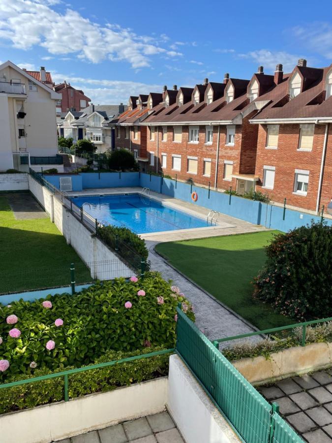 Apartamento Con Piscina Y Wifi A 100 Metros De La Playa En Somo Buitenkant foto